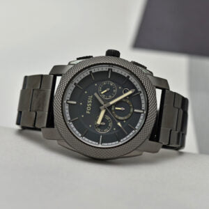  Shop Authentic Fossil Machine Chronograph Grey Dial Grey Steel Strap Watch for Men - FS5172 - Luxxuri
