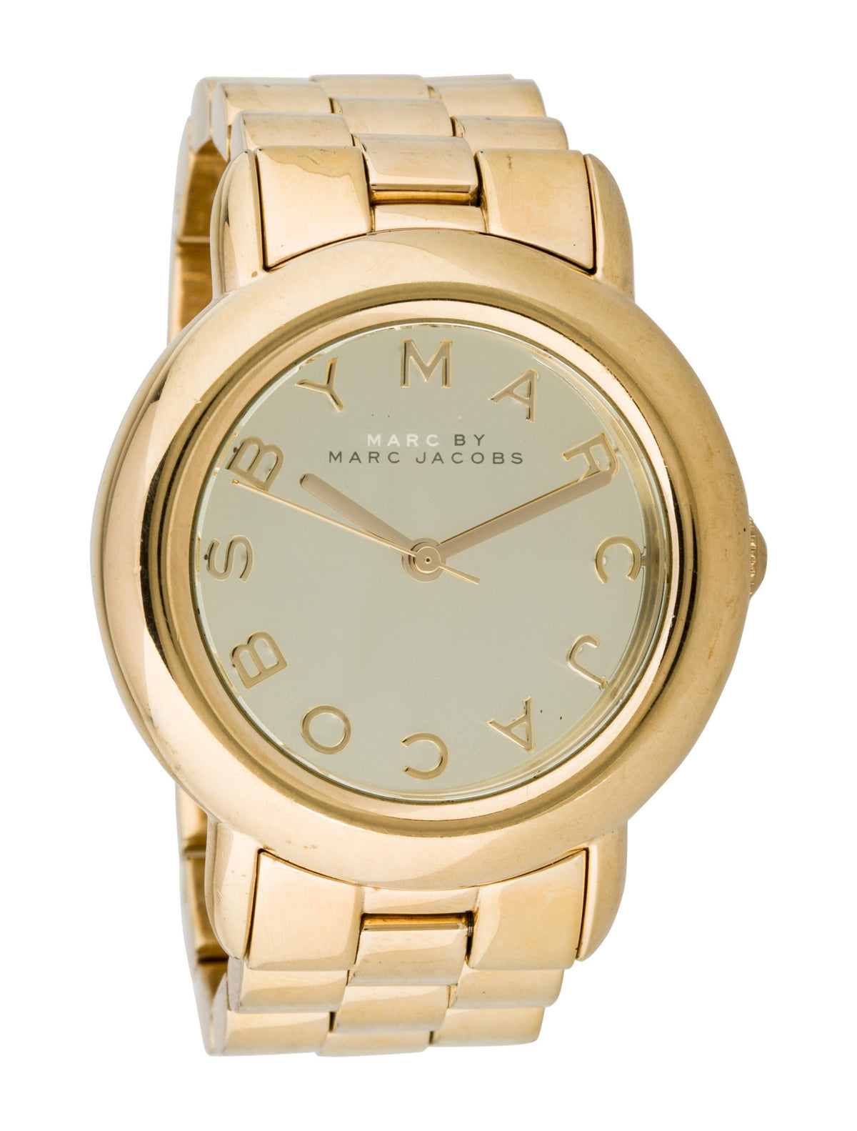  Shop Authentic Marc Jacobs Marci Gold Dial Gold Steel Strap Watch for Women - MBM3098 - Luxxuri