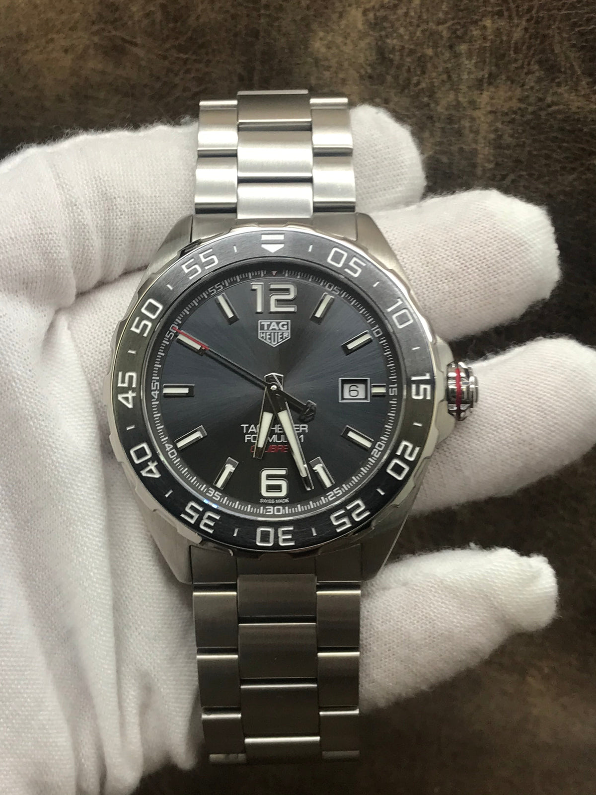  Shop Authentic Tag Heuer Formula 1 Anthracite Dial Watch for Men - WAZ2011.BA0842 - Luxxuri
