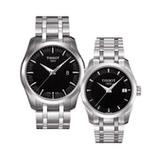  Shop Authentic Tissot T Trend Couturier Chronograph Black Dial Silver Steel Strap Watch For Men - T035.410.11.051.00 - Luxxuri