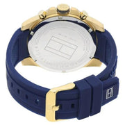  Shop Authentic Tommy Hilfiger Decker White Dial Blue Rubber Strap Watch for Men - 1791353 - Luxxuri