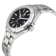  Shop Authentic Tag Heuer Aquaracer Automatic Black Dial Silver Steel Strap Watch for Men - WAY2110.BA0928 - Luxxuri