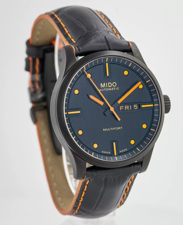  Shop Authentic Mido Multifort Automatic Special Edition Black Dial Black Leather Strap Watch For Men - M005.430.36.051.80 - Luxxuri