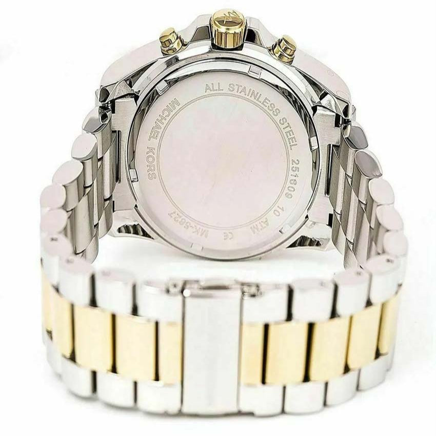 Shop Authentic Michael Kors Bradshaw Silver Dial Two Tone Steel Strap Watch for Women - MK5627 - Luxxuri