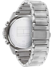  Shop Authentic Tommy Hilfiger Mason Quartz Blue Dial Silver Steel Strap Watch for Men - 1791788 - Luxxuri