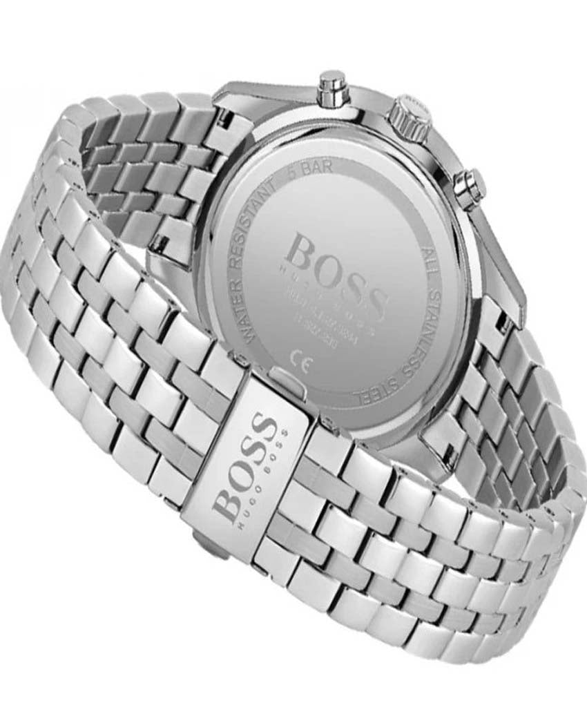  Shop Authentic Hugo Boss Associate Black Dial Silver Steel Strap Watch for Men - 1513869 - Luxxuri