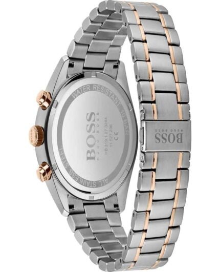  Shop Authentic Hugo Boss Jet Silver Dial Two Tone Steel Strap Watch for Men - 1513385 - Luxxuri