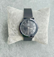  Shop Authentic Calvin Klein Minimal Black Dial Black Mesh Bracelet Watch for Men - K3M214B1 - Luxxuri