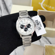  Shop Authentic Michael Kors Sullivan Quartz White Dial Silver Steel Strap Watch For Men - MK8968 - Luxxuri