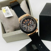  Shop Authentic Guess Zena Chronograph Black Dial Black Rubber Strap Watch For Women - W1094L6 - Luxxuri