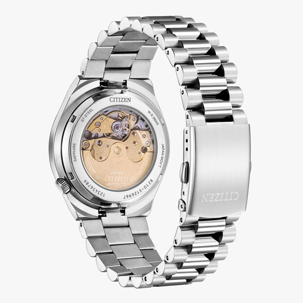  Shop Authentic Citizen Tsuyosa Automatic Red Dial Silver Steel Strap Watch For Men - NJ0150-56W - Luxxuri