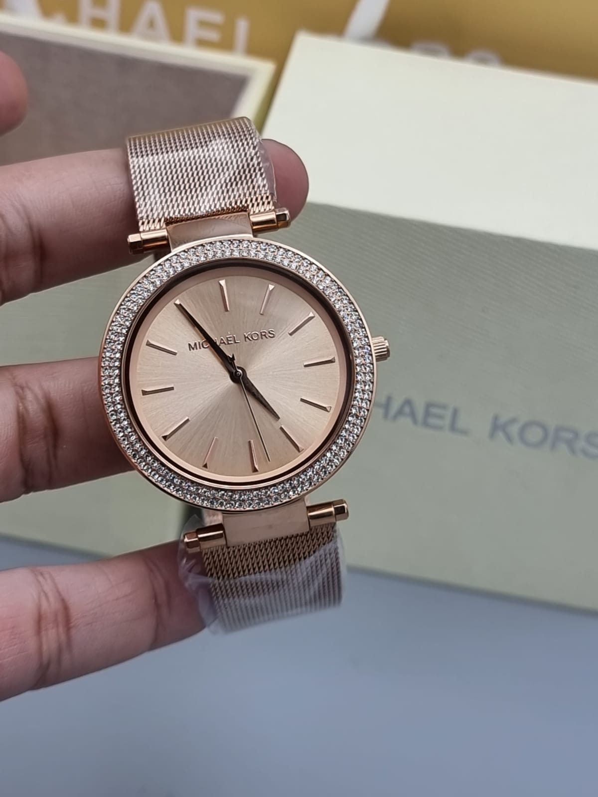  Shop Authentic Michael Kors Darci Rose Gold Dial Rose Gold Mesh Bracelet Watch for Women - MK3369 - Luxxuri