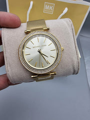  Shop Authentic Michael Kors Darci Gold Dial Gold Mesh Bracelet Watch for Women - MK3368 - Luxxuri