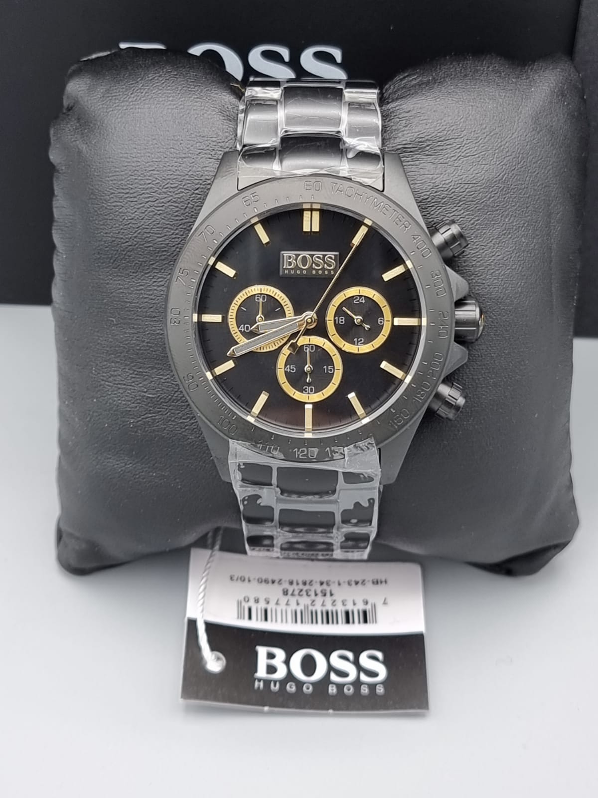  Shop Authentic Hugo Boss Ikon Black Dial Black Steel Strap Watch for Men - 1513278 - Luxxuri