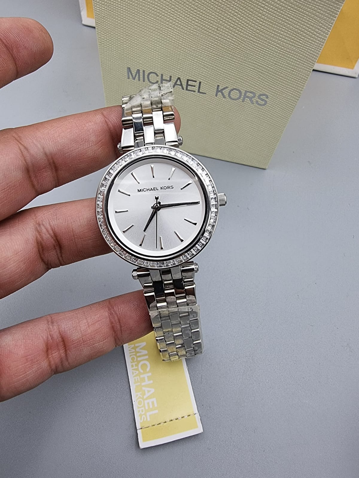  Shop Authentic Michael Kors Darci Silver Dial Silver Stainless Steel Strap Watch for Women - MK3364 - Luxxuri