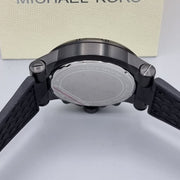  Shop Authentic Michael Kors Dylan Black Dial Black Rubber Strap Watch for Men - MK8152 - Luxxuri
