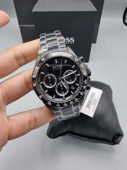  Shop Authentic Hugo Boss Hero Black Dial Black Steel Strap Watch for Men - 1513754 - Luxxuri