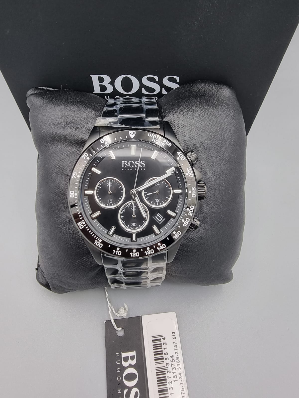  Shop Authentic Hugo Boss Hero Black Dial Black Steel Strap Watch for Men - 1513754 - Luxxuri