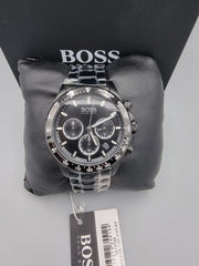  Shop Authentic Hugo Boss Hero Black Dial Black Steel Strap Watch for Men - 1513754 - Luxxuri