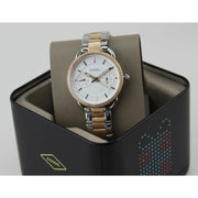  Shop Authentic Fossil Tailor White Dial Two Tone Steel Strap Watch for Women - ES4396 - Luxxuri