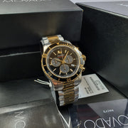  Shop Authentic Movado Series 800 Chronograph Black Dial Two Tone Steel Strap Watch For Men - 2600146 - Luxxuri