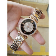  Shop Authentic Michael Kors Catlin Black Dial Rose Gold Steel Strap Watch for Women - MK3339 - Luxxuri