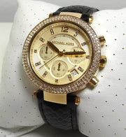  Shop Authentic Michael Kors Parker Gold Dial Blue Leather Strap Watch for Women - MK2280 - Luxxuri