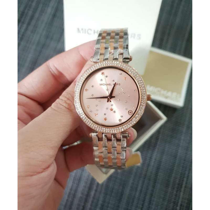  Shop Authentic Michael Kors Darci Rose Gold Dial Two Tone Steel Strap Watch for Women - MK3726 - Luxxuri
