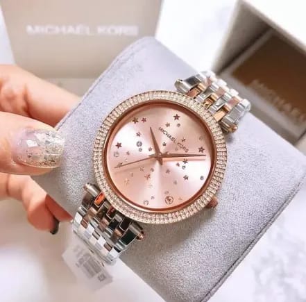  Shop Authentic Michael Kors Darci Rose Gold Dial Two Tone Steel Strap Watch for Women - MK3726 - Luxxuri