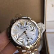  Shop Authentic Versace V-Urban Quartz Silver Dial Two Tone Steel Strap Watch for Men - VELQ00519 - Luxxuri