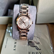  Shop Authentic Burberry The City Nude Dial Rose Gold Steel Strap Watch for Women - BU9228 - Luxxuri