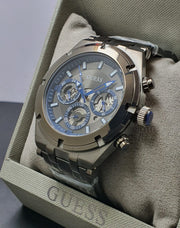  Shop Authentic Guess Continental Grey Dial Grey Steel Strap Watch for Men - GW0260G3 - Luxxuri