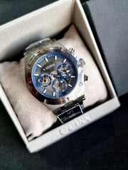  Shop Authentic Guess Continental Grey Dial Grey Steel Strap Watch for Men - GW0260G3 - Luxxuri