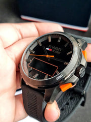  Shop Authentic Tommy Hilfiger Jeans Analog Black Dial Black Silicone Strap Watch For Men - 1791763 - Luxxuri
