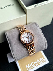 Shop Authentic Michael Kors Lexington Quartz White Dial Rose Gold Steel Strap Watch For Women - MK3230 - Luxxuri