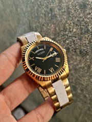  Shop Authentic Guess Connoisseur Black Dial Gold Steel Strap Watch for Men - GW0265G3 - Luxxuri