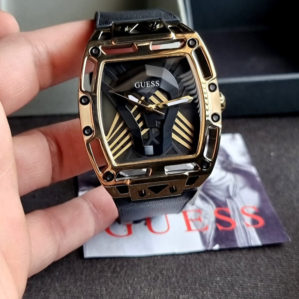  Shop Authentic Guess Legend Black Dial Black Rubber Strap Watch For Men - GW0500G1 - Luxxuri