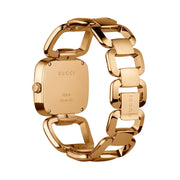  Shop Authentic Gucci G Gucci Sunbrushed Brown Dial Rose Gold Steel Strap Watch For Women - YA125511 - Luxxuri