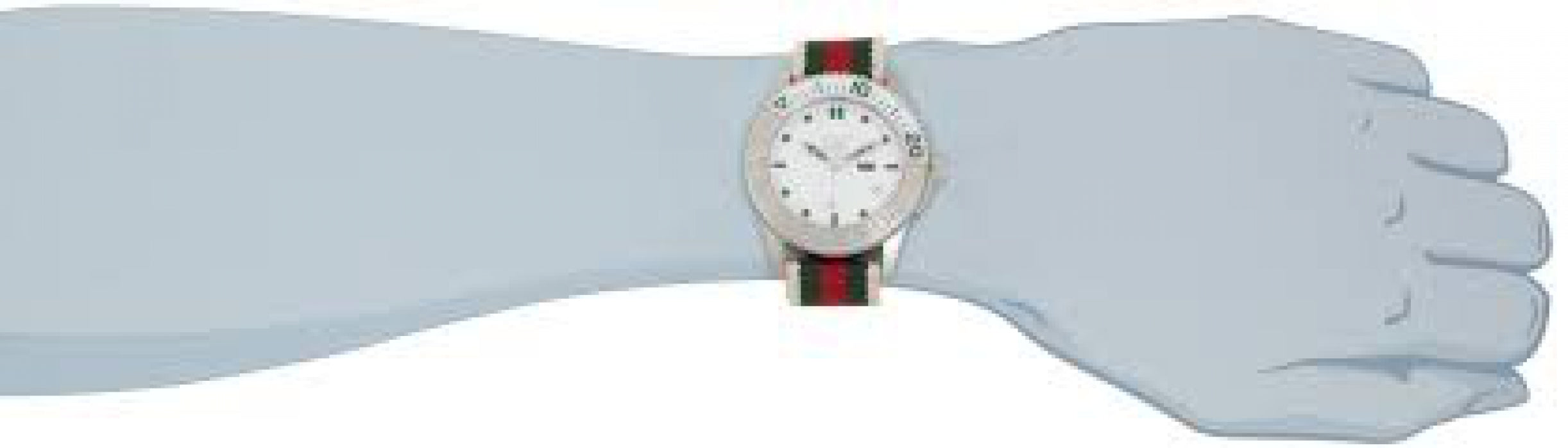  Shop Authentic Gucci G Timeless White Dial Two Tone Nylon Strap Watch For Men - YA126231 - Luxxuri