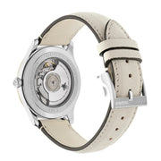  Shop Authentic Gucci G Timeless Automatic Silver Dial Beige Leather Strap Watch For Men - YA126348 - Luxxuri