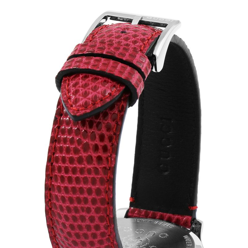  Shop Authentic Gucci G-Timeless Cherry Red Mother of Pearl Dial 27mm Watch For Women - YA126584 - Luxxuri
