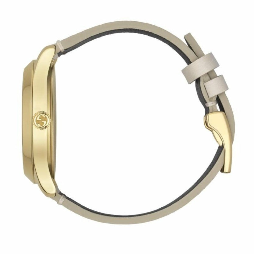 Shop Authentic Gucci G Timeless Butterfly White Dial White Leather Strap Watch For Women - YA1264062 - Luxxuri