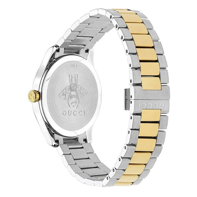  Shop Authentic Gucci G Timeless Quartz Silver Dial Silver Steel Strap Watch For Women - YA1264075 - Luxxuri