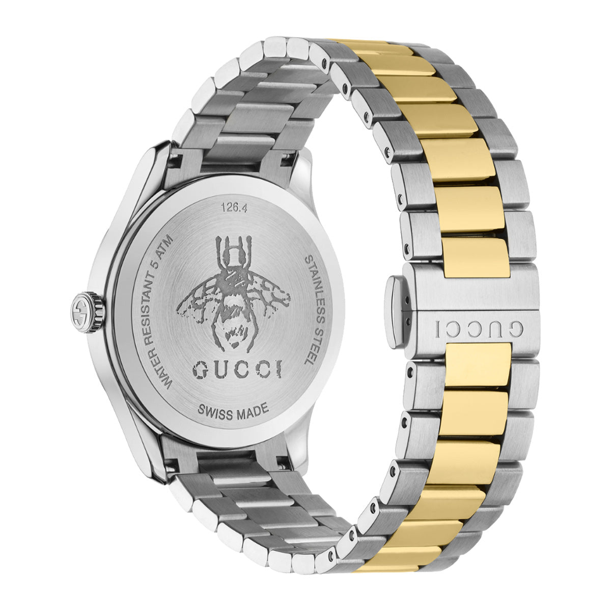  Shop Authentic Gucci G Timeless Silver Dial Two Tone Steel Strap Watch For Women - YA1264131 - Luxxuri