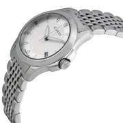  Shop Authentic Gucci G Timeless Silver Dial Silver Steel Strap Watch For Women - YA126501 - Luxxuri