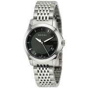  Shop Authentic Gucci G Timeless Black Dial Silver Steel Strap Watch For Women - YA126502 - Luxxuri