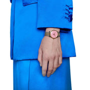  Shop Authentic Gucci G Timeless Quartz Pink Dial Two Tone Steel Strap Watch For Women - YA1265030 - Luxxuri
