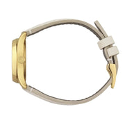  Shop Authentic Gucci G Timeless Quartz White Dial White Leather Strap Watch For Women - YA126580A - Luxxuri