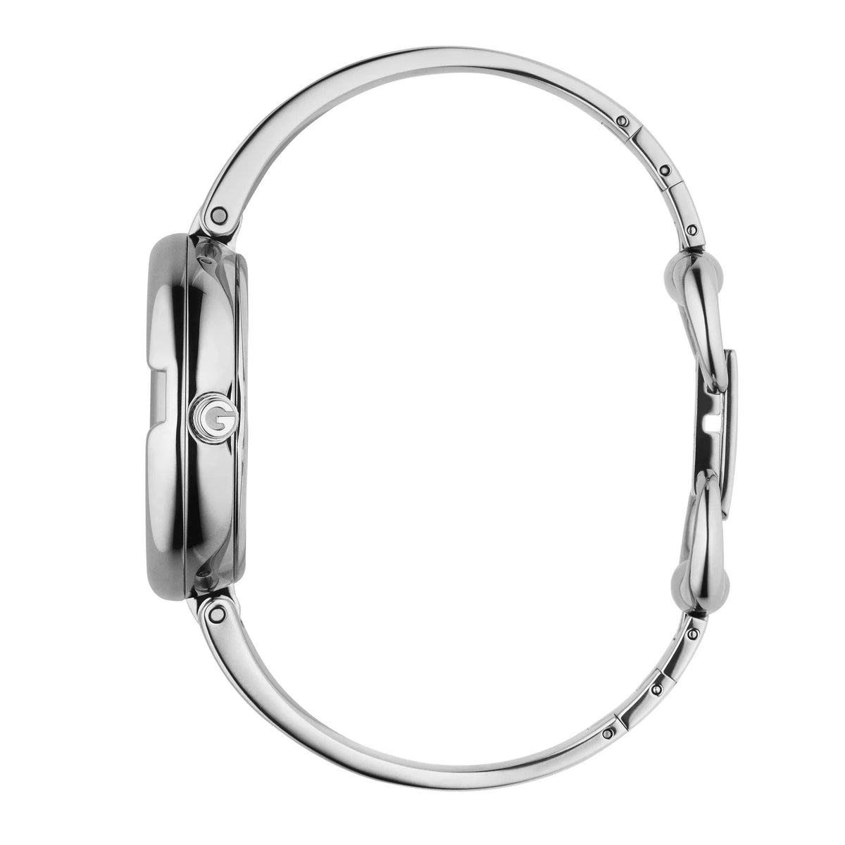  Shop Authentic Gucci Guccissima Brown Dial Silver Steel Strap Watch For Women - YA134302 - Luxxuri