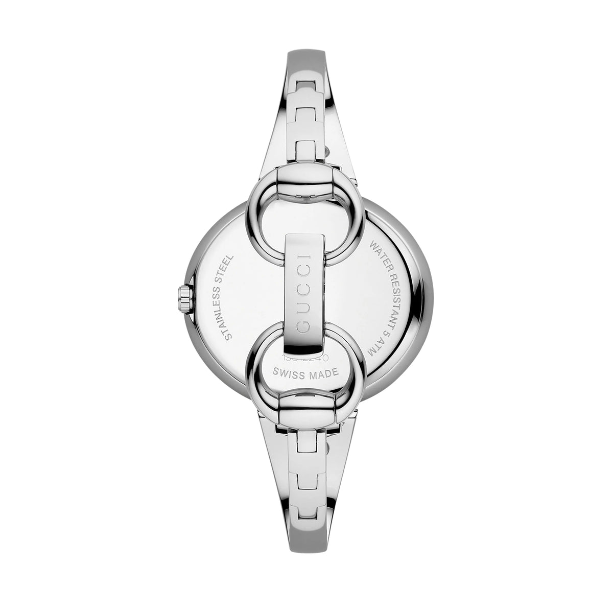  Shop Authentic Gucci Guccissima Brown Dial Silver Steel Strap Watch For Women - YA134302 - Luxxuri